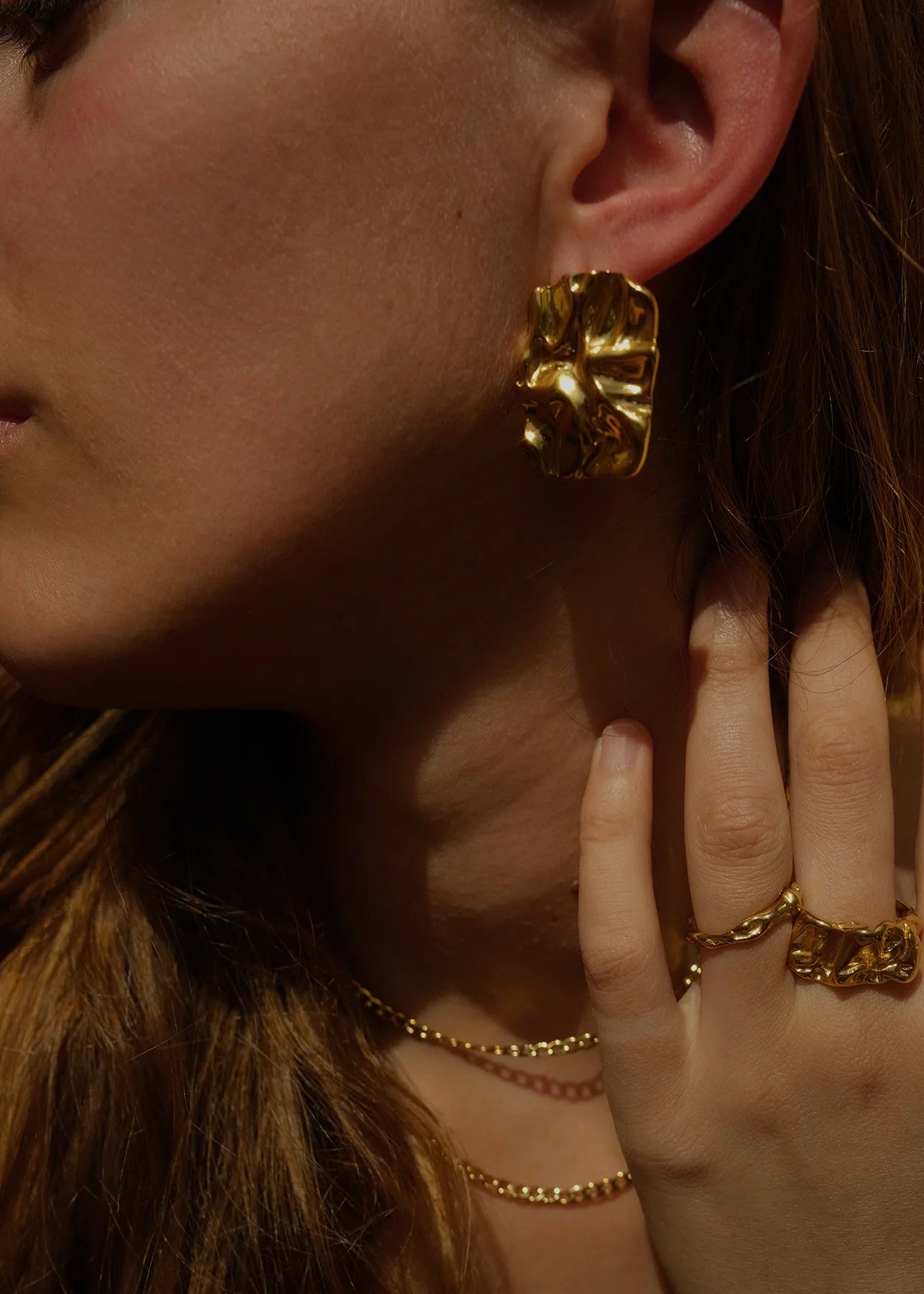 SHANTI EARRINGS GOLD